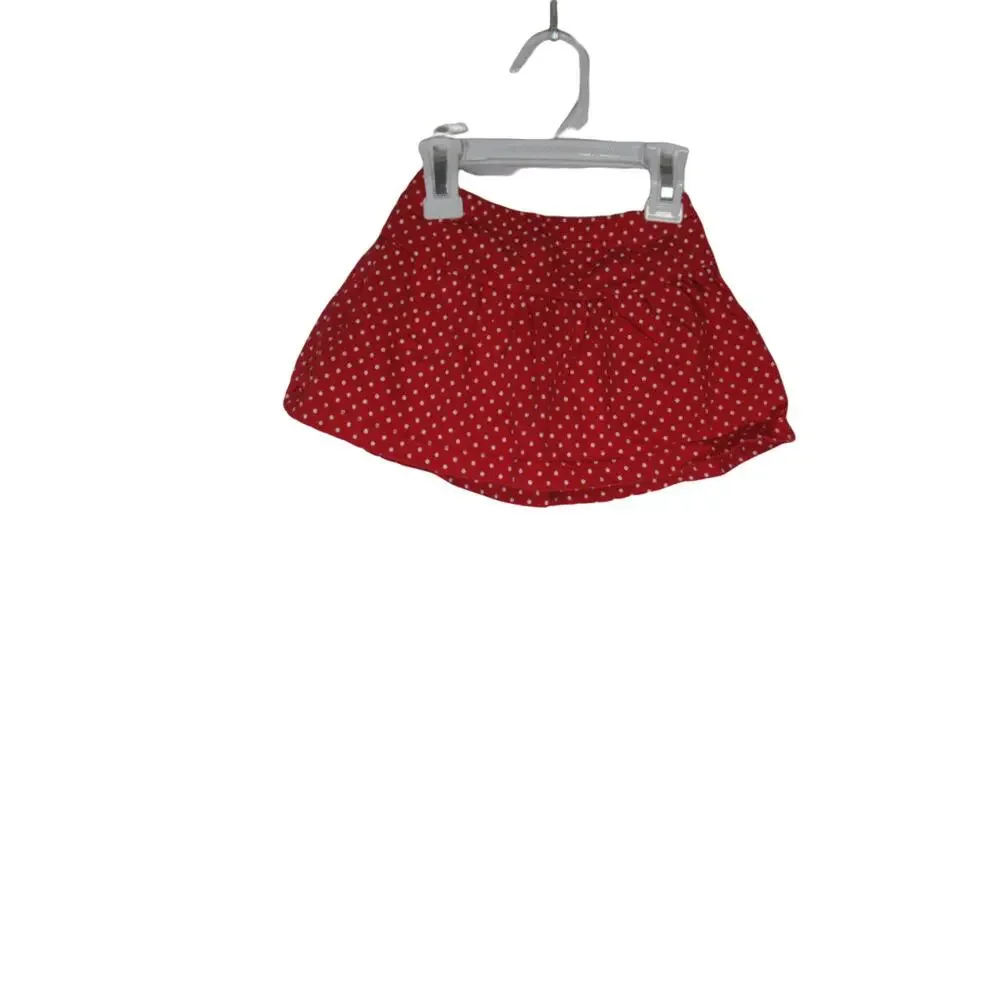 Child of Mine made by Carter's Red and white poka dot skort